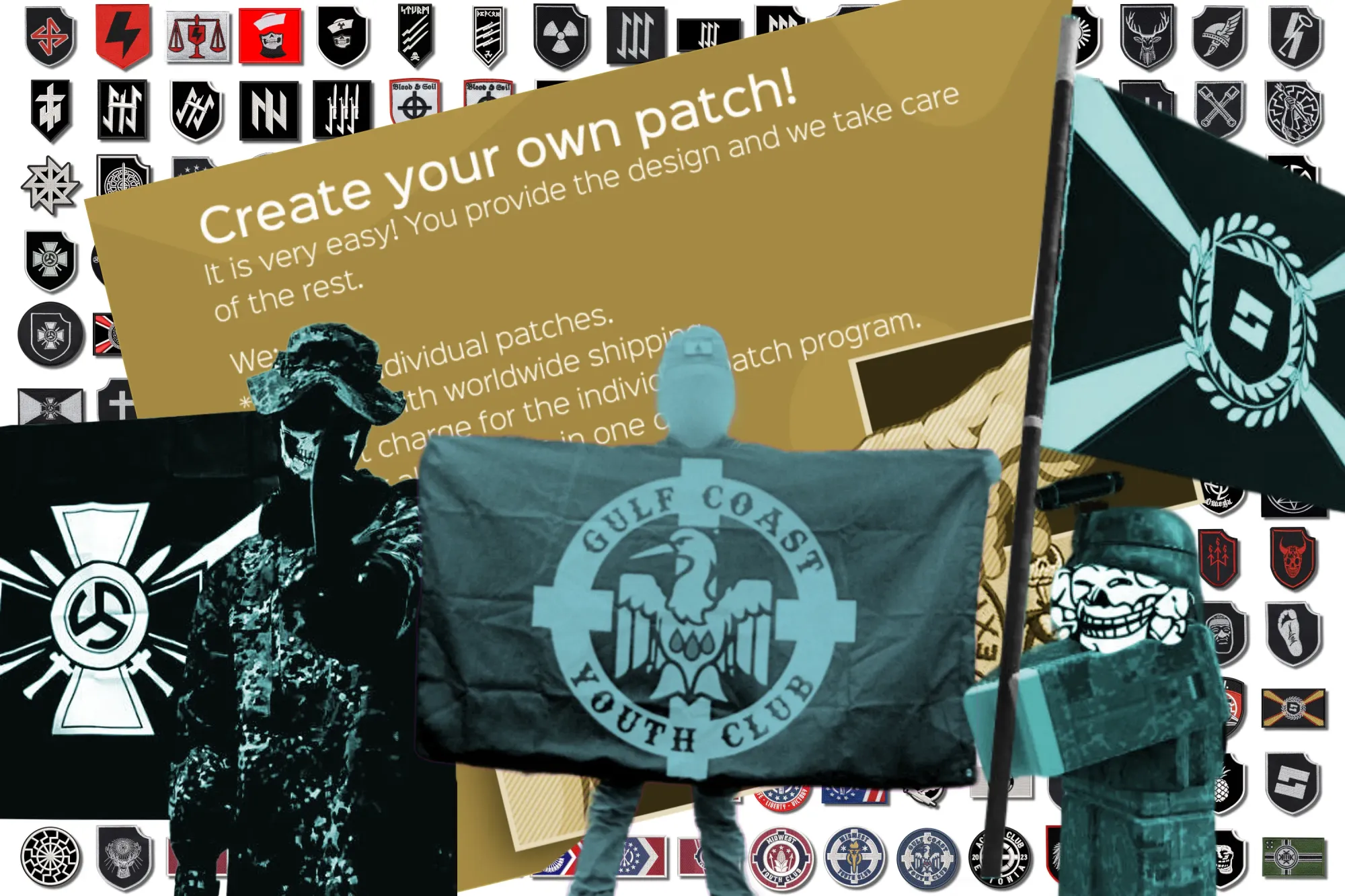 The Lithuanian online shop selling patches of designated Nazi terror groups